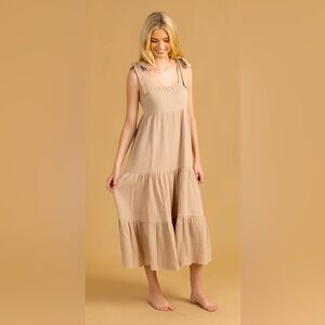 S’EDGE WEBDY DRESS MSRP $225 Size M - Pebble